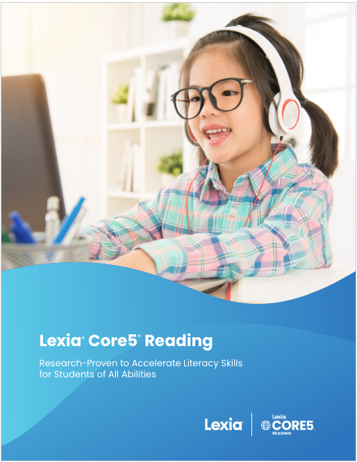 Lexia Core5 Reading Overview Brochure Cover Image