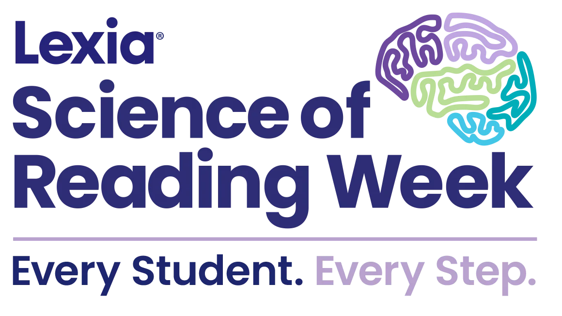 Lexia Science of Reading Week logo with a stylized brain and the slogan Every Student. Every Step.
