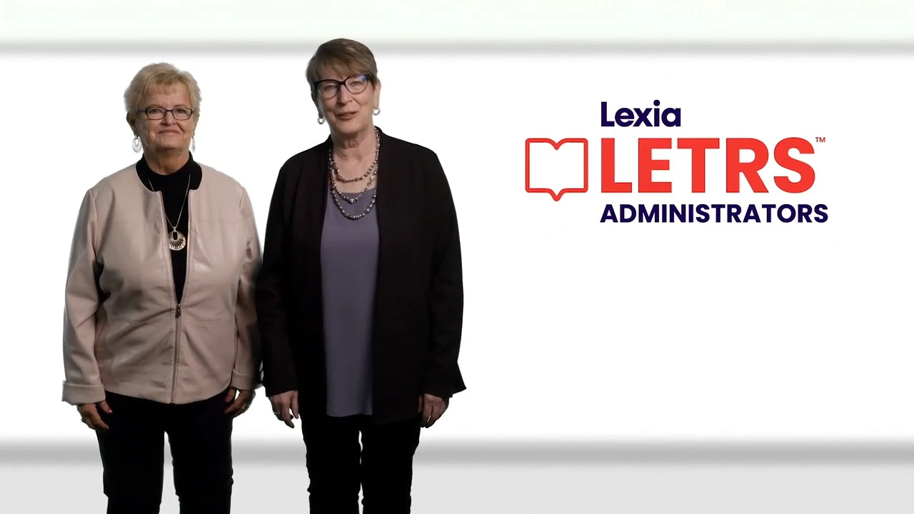 LETRS for Administrators Demo Video Still