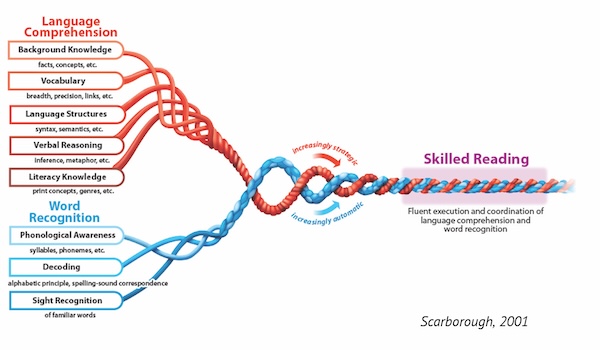 Scarborough’s “Rope” Model from Handbook of Early Literacy Research, © 2001 by Guilford Press